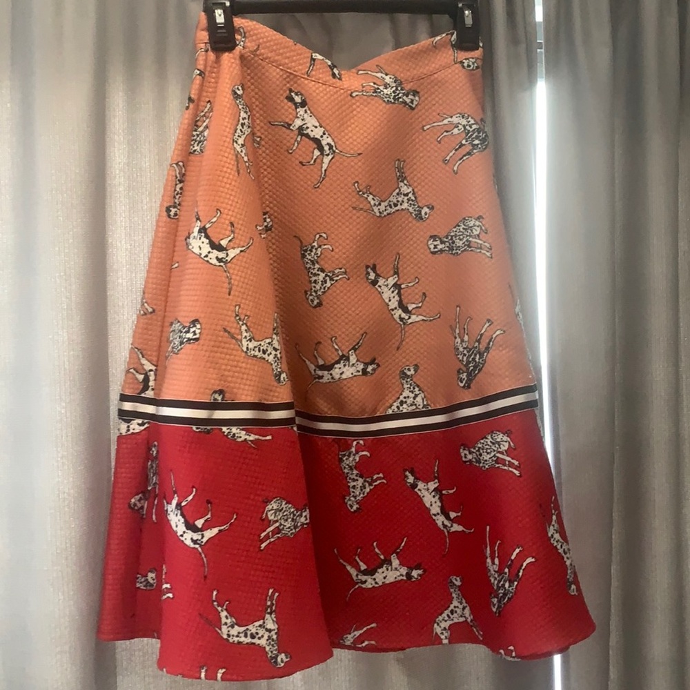 cute 50’s inspired, poodle skirt with Dalmatians